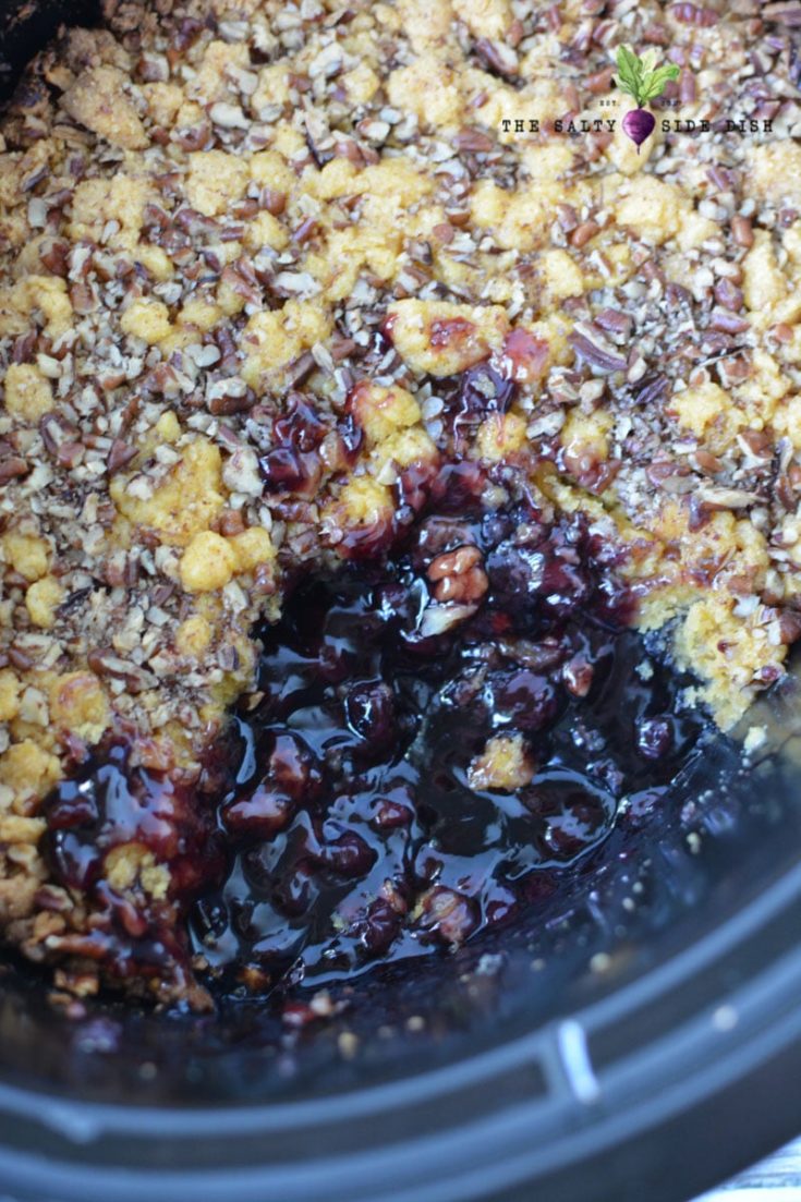 Crock Pot Blueberry Dump Cake With Pie Filling
