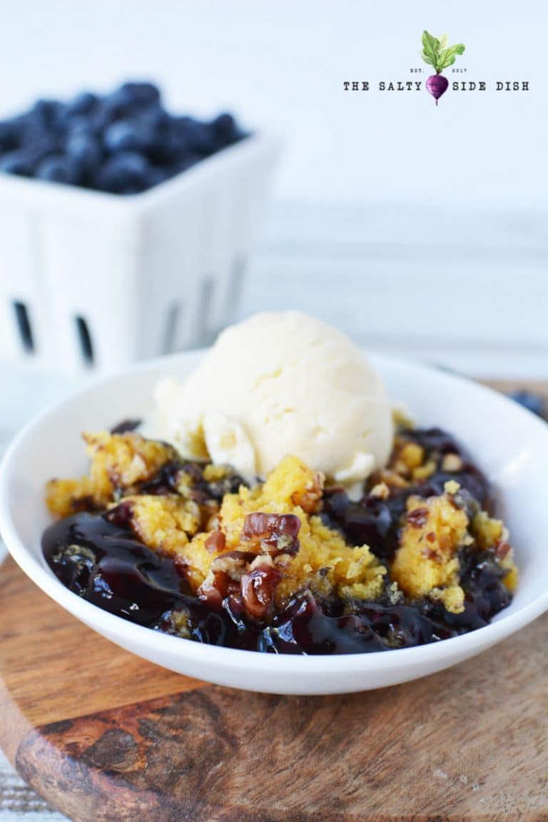 Crock Pot Blueberry Dump Cake with Pie Filling