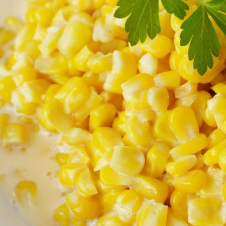 Crock Pot Cheesy Corn - No Velveeta Needed!