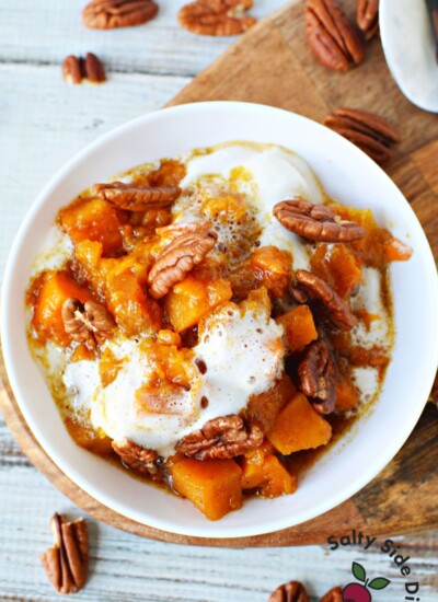 marshmallow and brown sugar crock pot sweet potatoes.