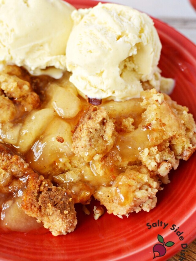 Apple Dump Cake with Cake Mix!