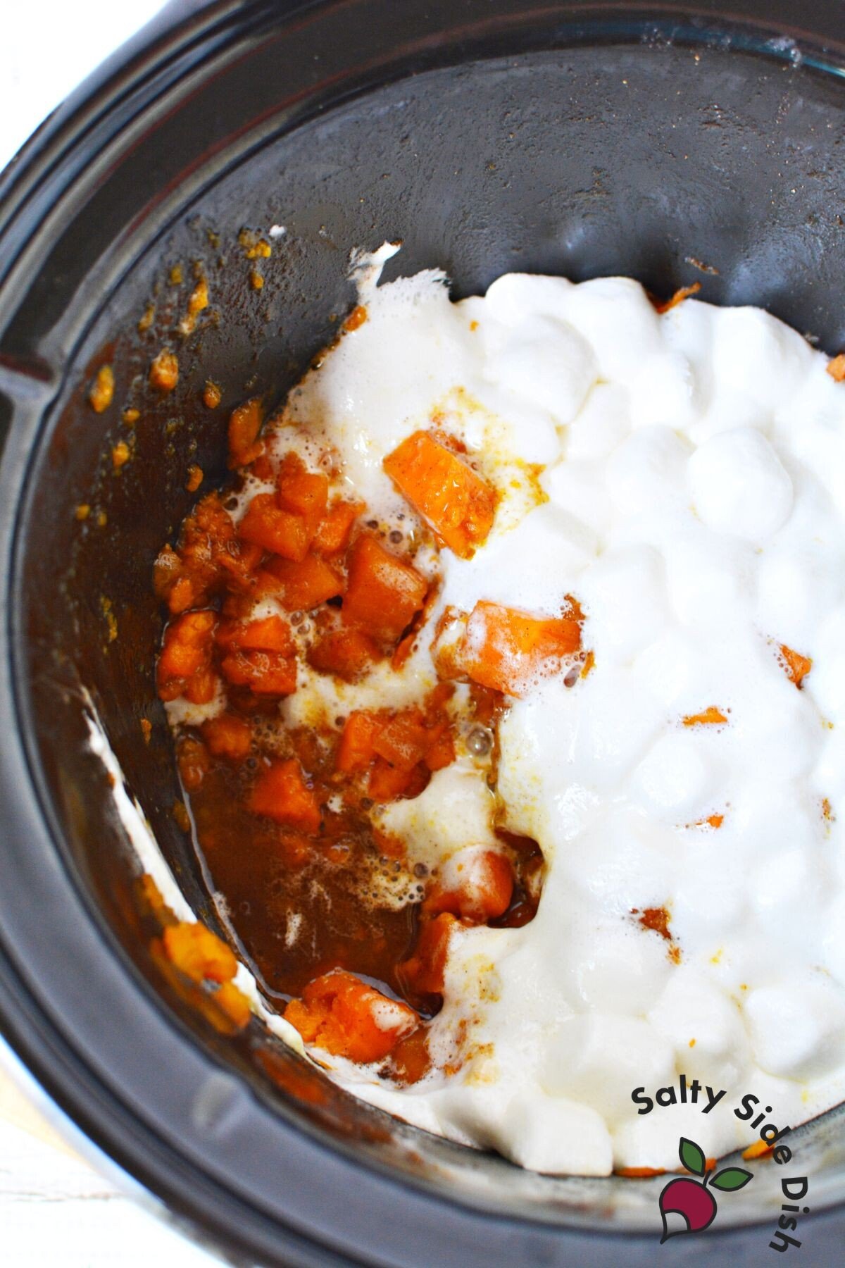 Slow Cooker Green Bean Casserole - The Salty Marshmallow