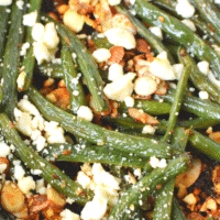 Green Beans Almondine with Garlic