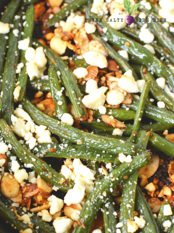 Green Beans Almondine with Garlic