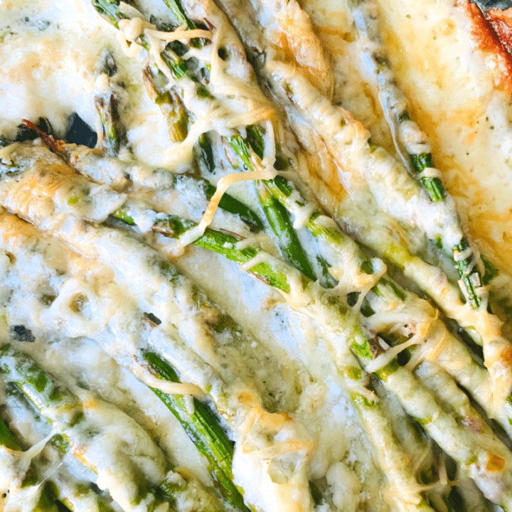 Smothered Asparagus Recipe, Oven Baked and Keto Friendly Salty Side Dish