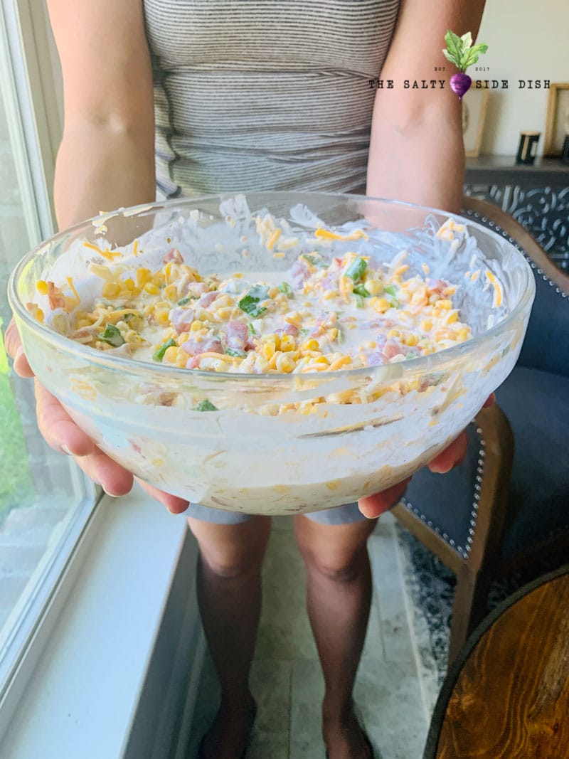 huge party bowl dip.