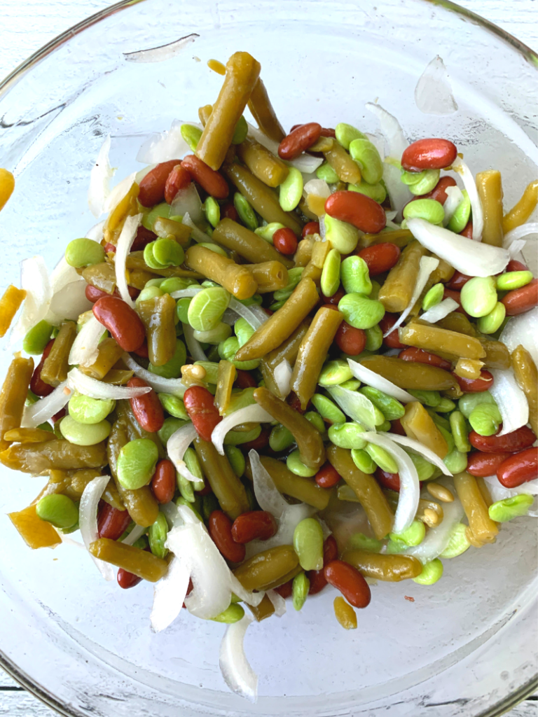 This Three Bean Salad Recipe is Perfect for your Next Potluck!