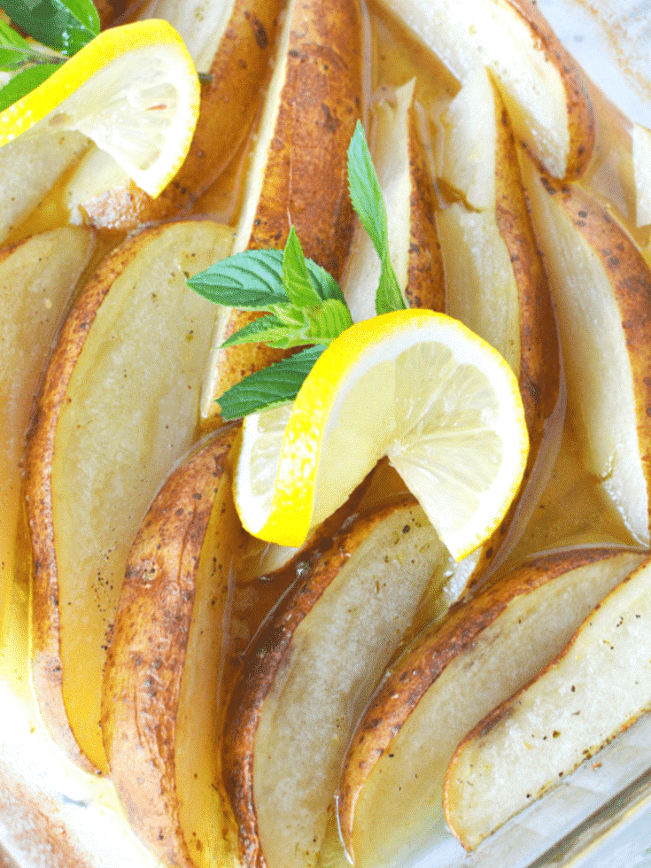 Greek Style Potatoes with Lemon