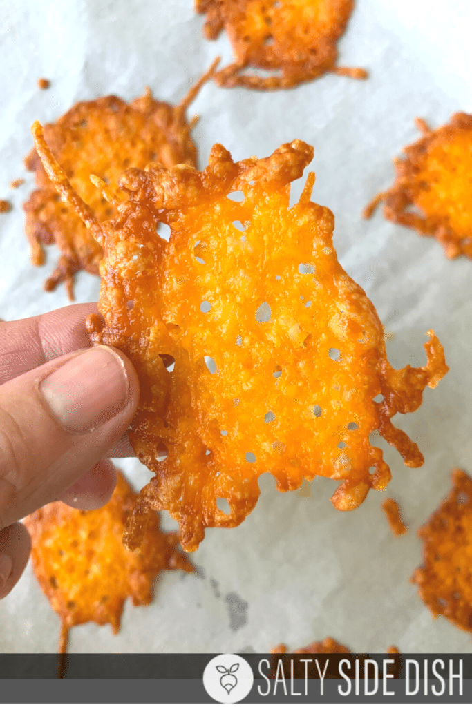 Keto Cheese Crisps Recipe in 5 Minutes Salty Side Dish