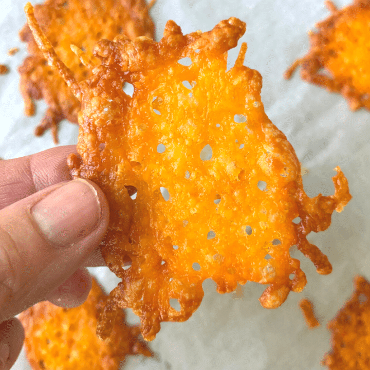 Keto Cheese Crisps Recipe in 5 Minutes Salty Side Dish