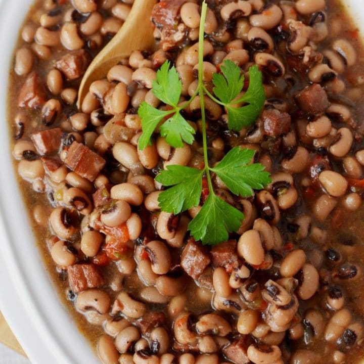Slow Cooker Black Eyed Peas