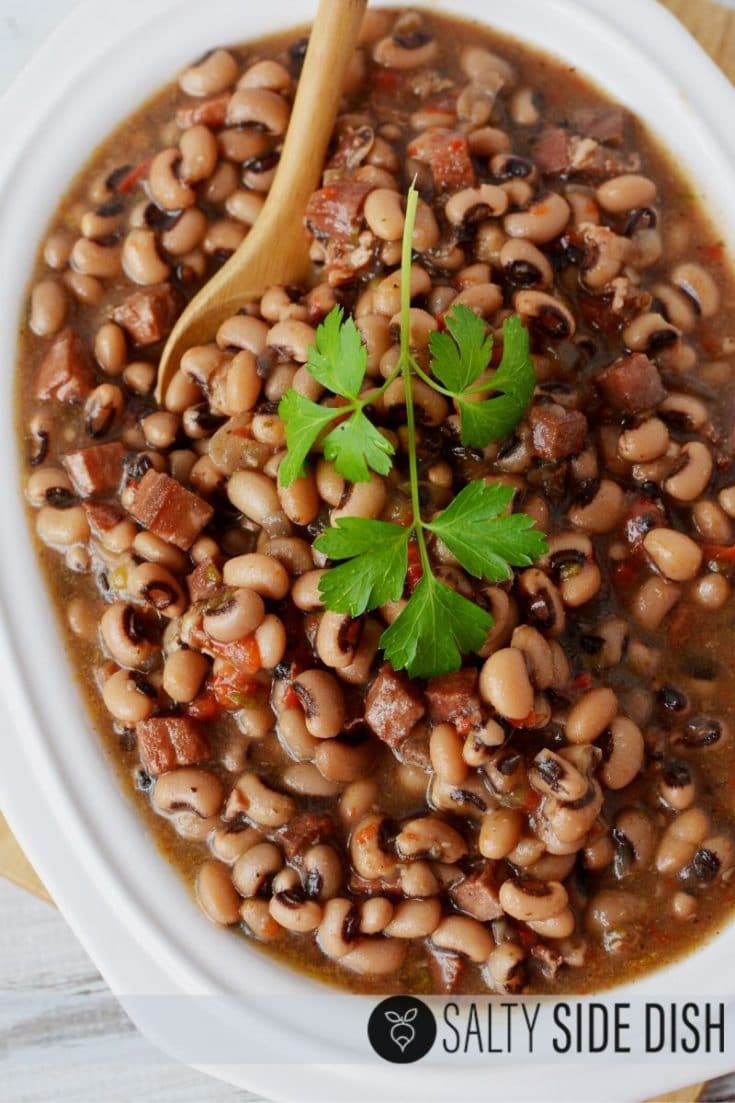 Slow Cooker Black Eyed Peas New Years Side Dish Recipe