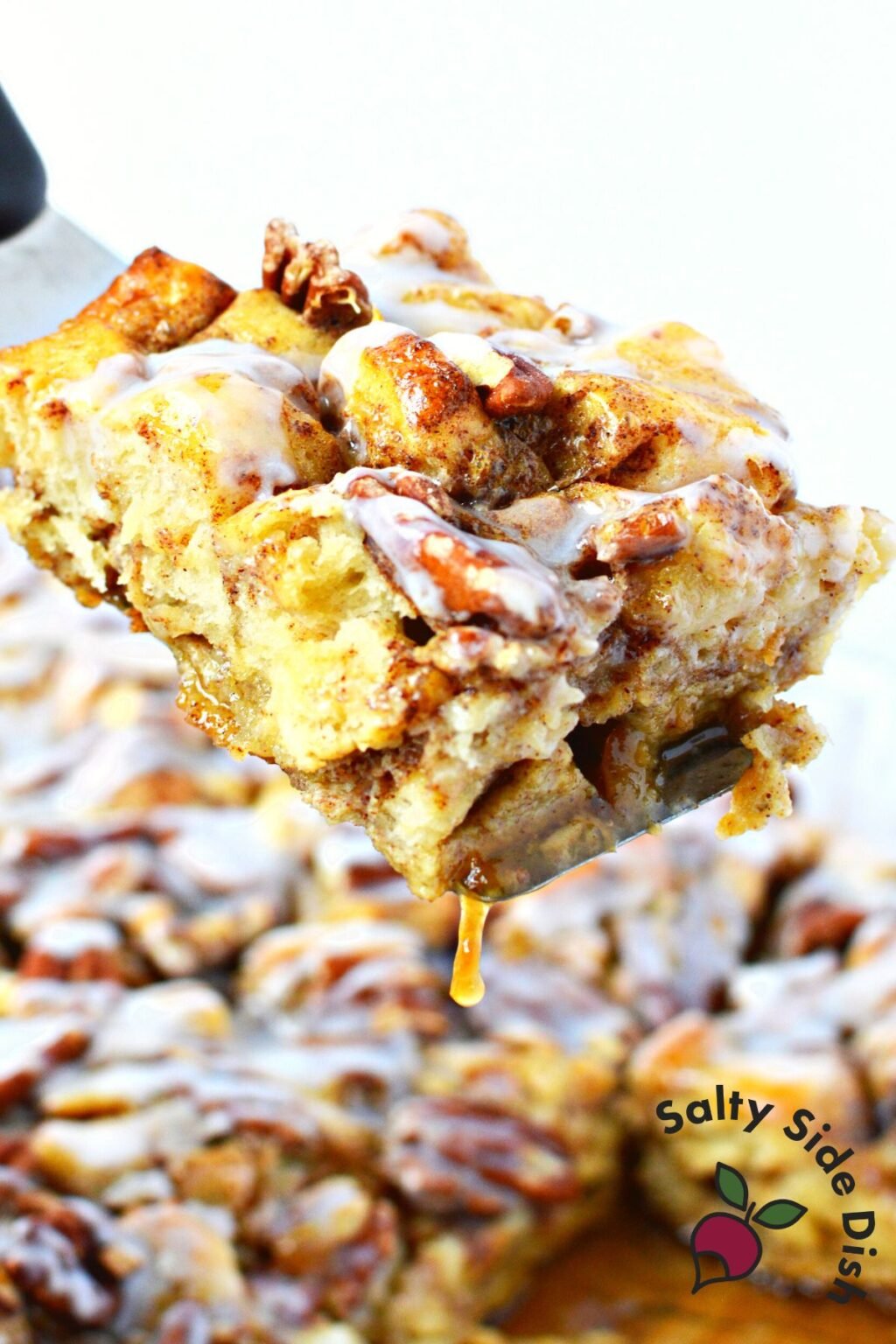 Overnight Cinnamon Roll Casserole with Pillsbury Salty Side Dish