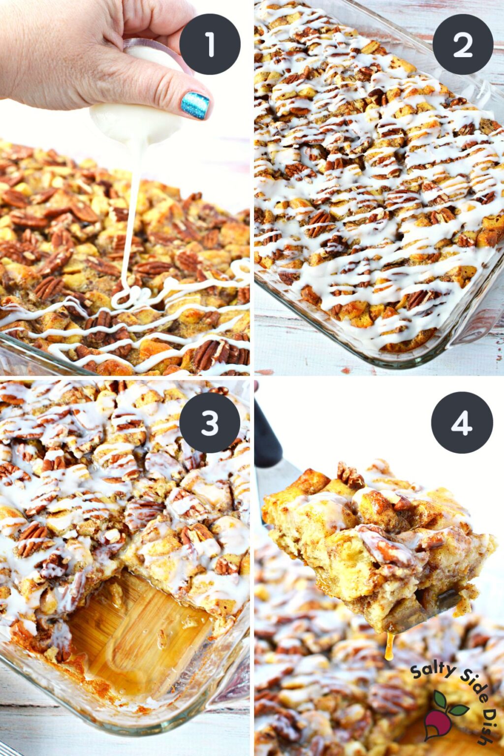 Overnight Cinnamon Roll Casserole with Pillsbury Salty Side Dish