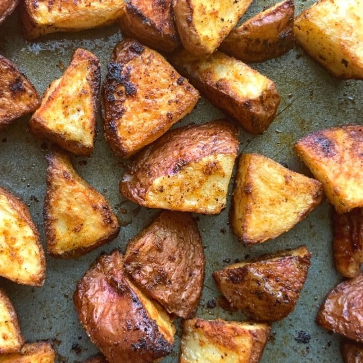 Easy Roasted Breakfast Potatoes with Crispy Skins