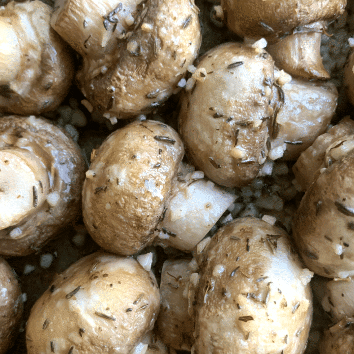 Roasted Garlic Mushrooms