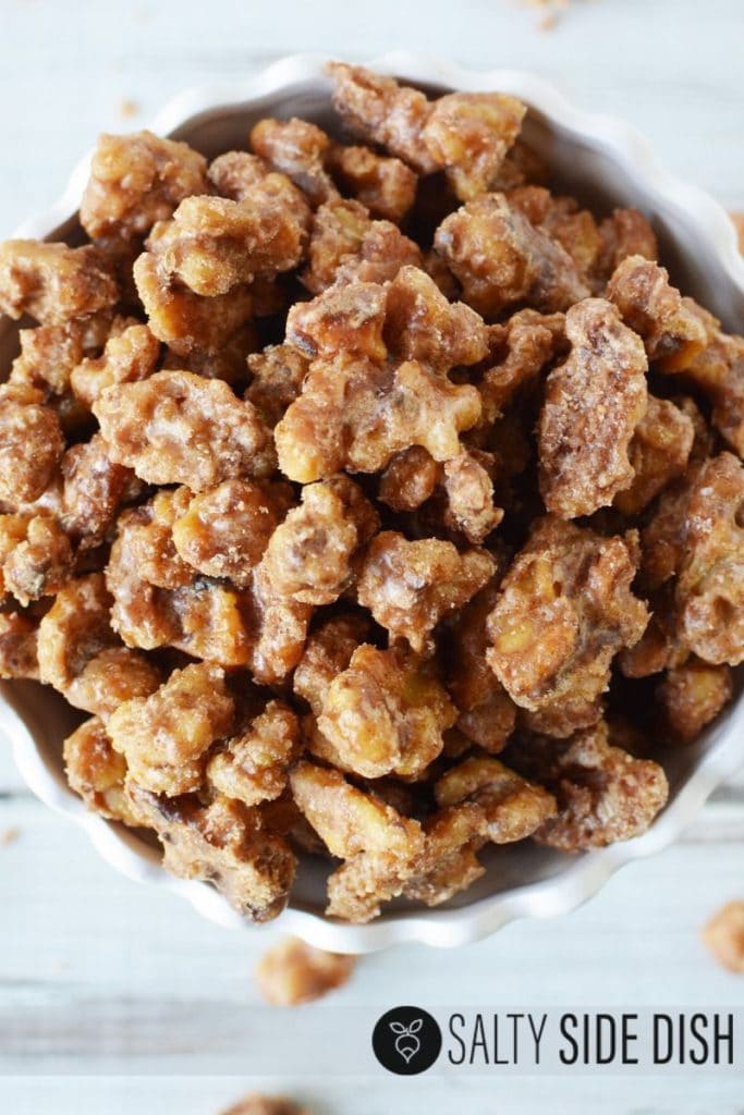 Addicting Candied Walnuts Snack Recipe with Cinnamon and Sugar