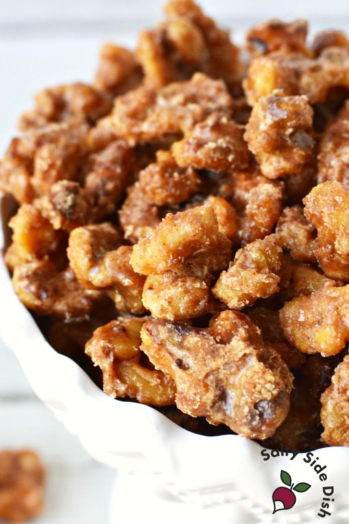 candied walnuts for snacks.