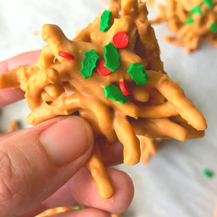 Haystack Cookies with Peanut Butter