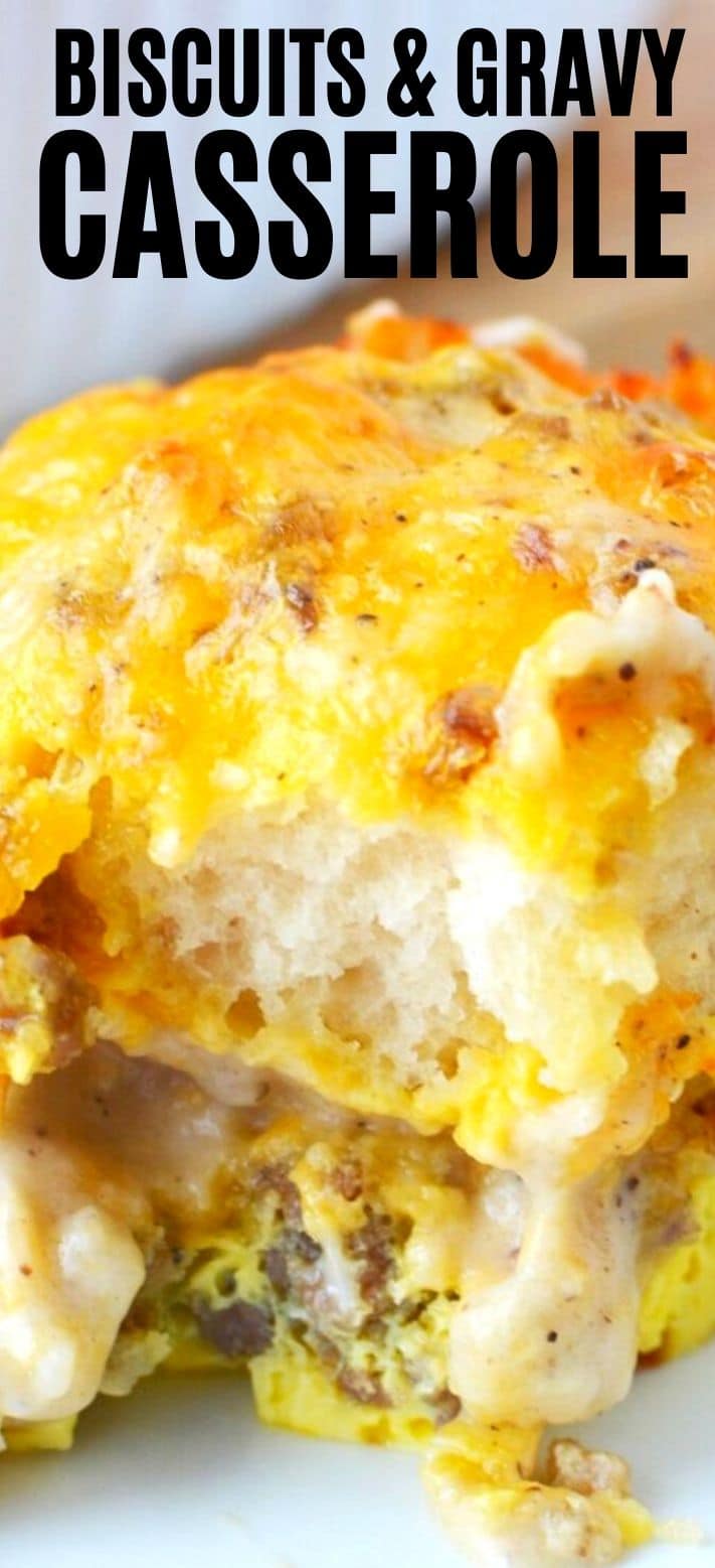 Biscuits and Gravy Breakfast Casserole contains hearty sausage and delicious egg into savory biscuits and seasoned gravy - a truth Southern country breakfast recipe #biscuitsandgravy #southern #breakfastcasserole #casserole #saltysidedish Biscuits and Gravy Breakfast Casserole contains hearty sausage and delicious egg into savory biscuits and seasoned gravy - a truth Southern country breakfast recipe #biscuitsandgravy #southern #breakfastcasserole #casserole #saltysidedish