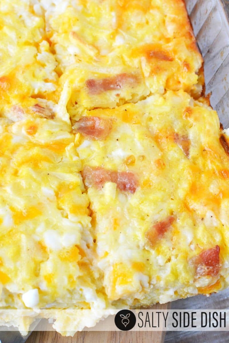 Amish Breakfast Casserole With Cheesy Hash Browns