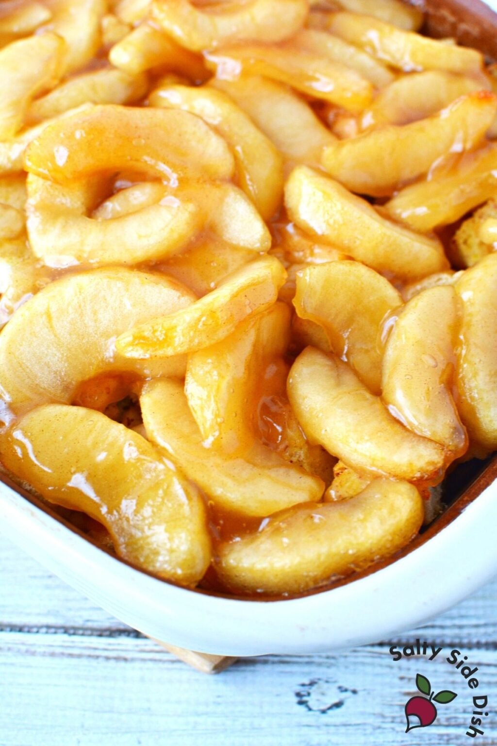 Apple Breakfast Bake with Apple Pie Filling Salty Side Dish