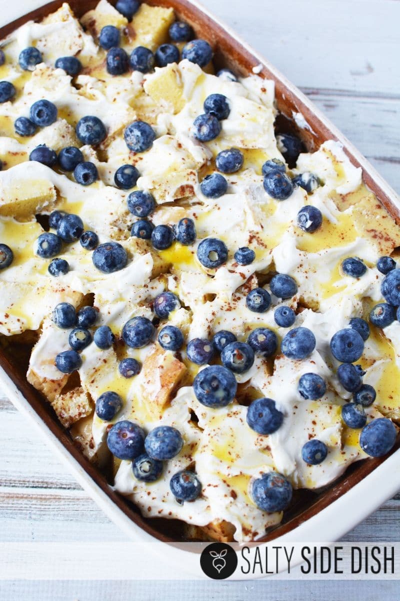 MINDBLOWING Blueberry French Toast Casserole Recipe with Cream Cheese