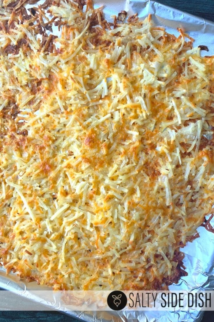Hash Browns in Oven (Crispy and Cheesy Recipe!) EASY Breakfast