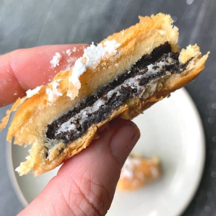 Air Fryer Beignets Stuffed with Oreo's (NINJA FOODI)