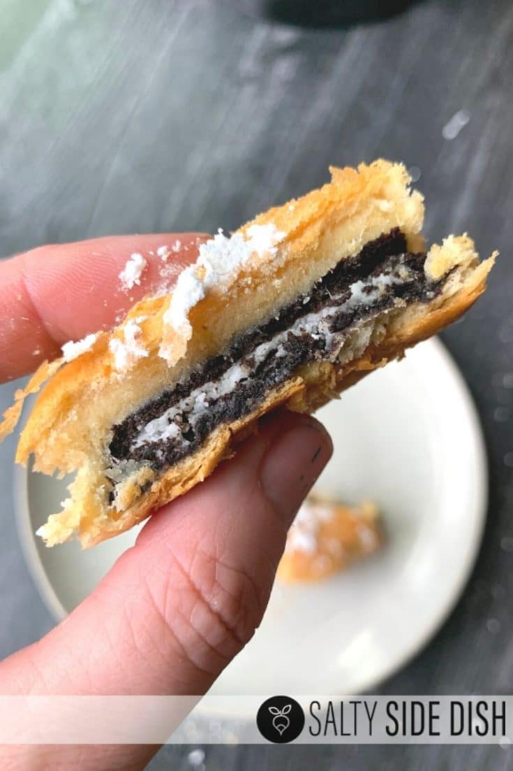 Air Fryer Beignets Stuffed with Oreo's (NINJA FOODI)