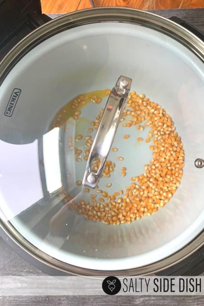 Pressure Cooker Popcorn (Ninja Foodi) Salty Side Dish