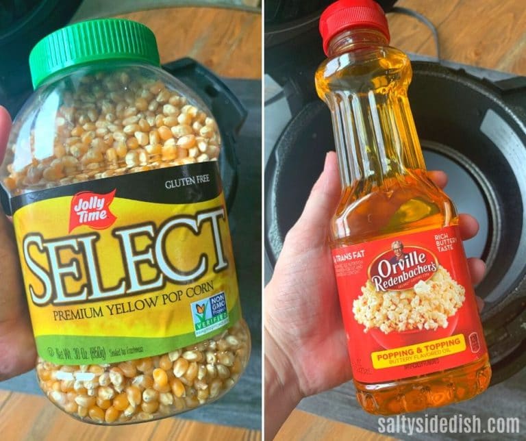 Pressure Cooker Popcorn (Ninja Foodi) Salty Side Dish