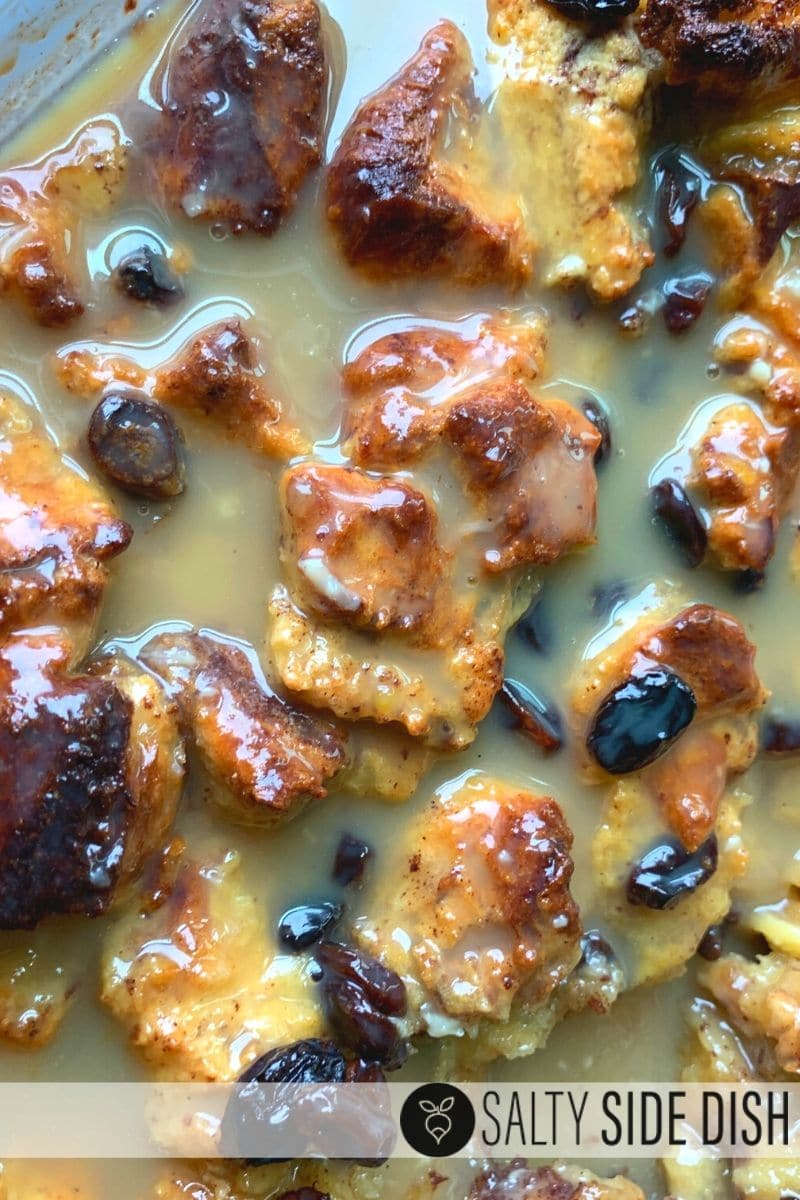ready to serve simple bread pudding recipe all smothered in sauce