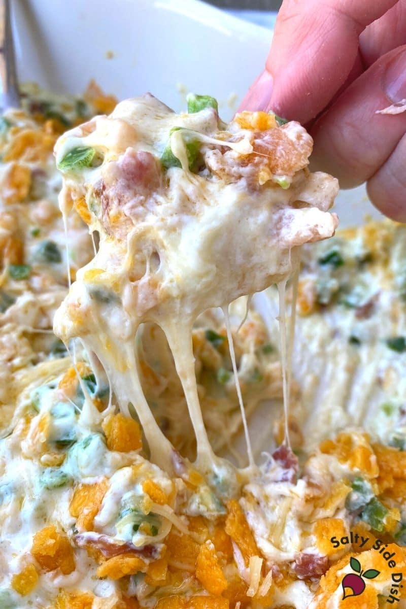 Jalapeno dip with ritz cracker topping coinsvlero