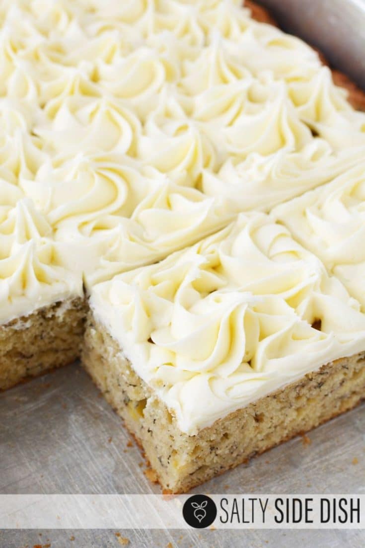Banana Bars with Cream Cheese Frosting