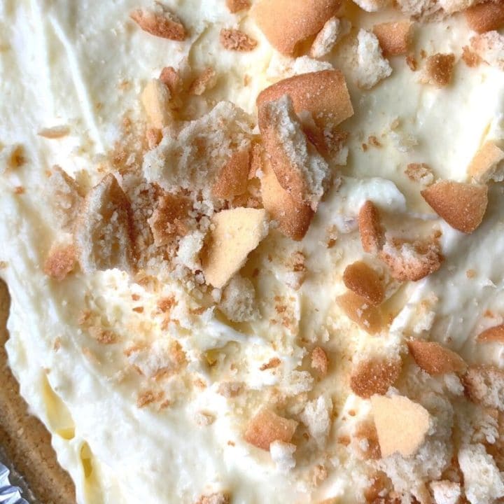 Banana Pudding Dip with Vanilla Wafer Topping