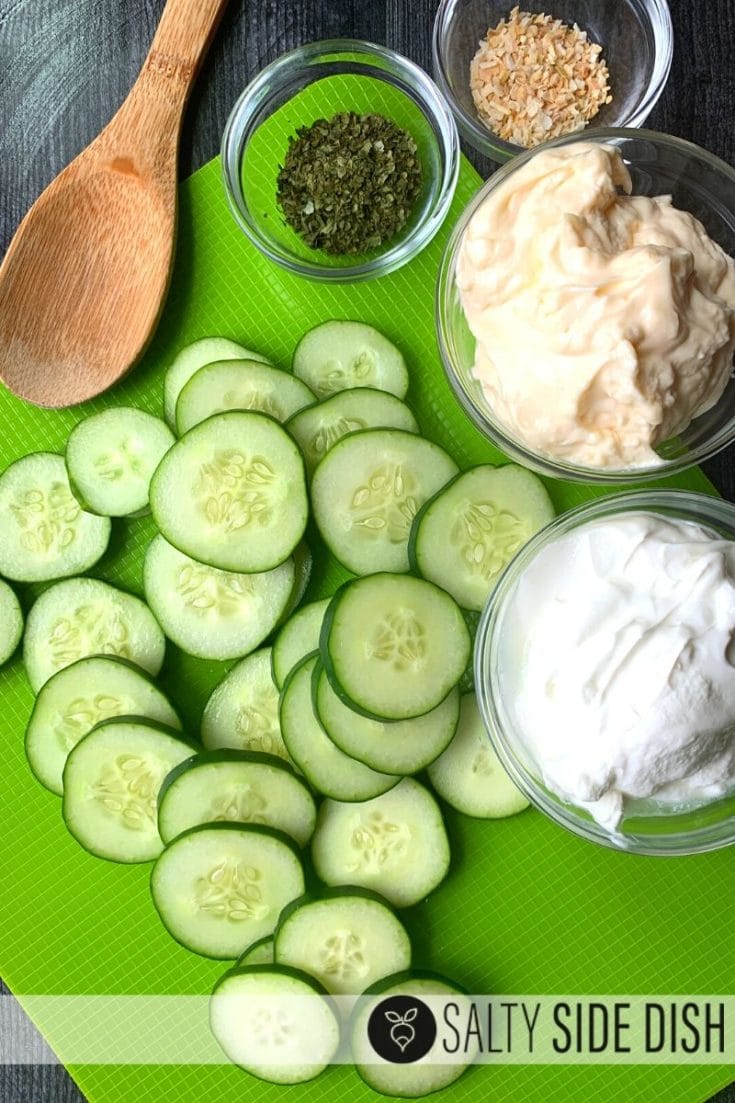 ADDICTING Cucumber Dip Recipe with Dill (KETO)
