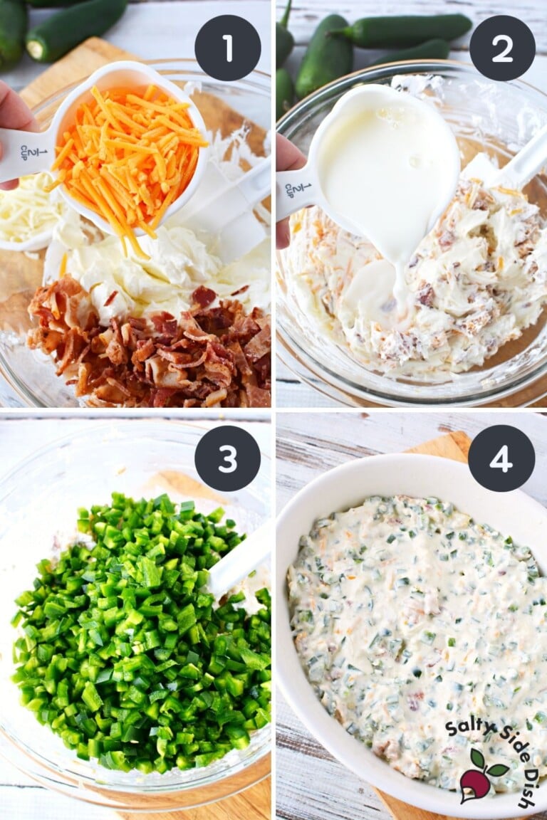 Super Cheesy Jalapeno Popper Dip with Panko Salty Side Dish