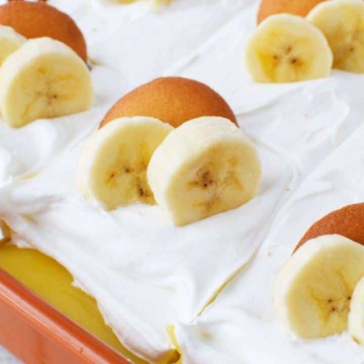 Banana Pudding Poke Cake
