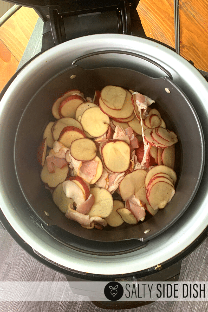 Ninja Foodi Crispy Roasted Potatoes & Bacon Recipe AIR FRYER