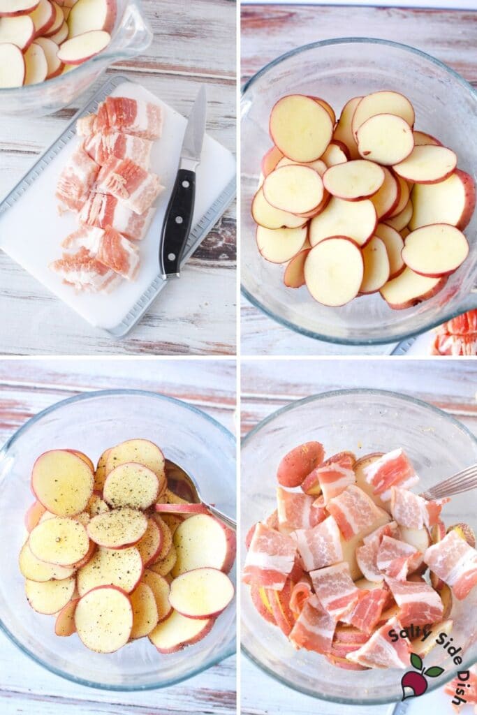 Ninja Foodi Roasted Potatoes & Bacon AIR FRYER