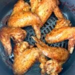 chicken thighs in ninja foodi air crisp basket.