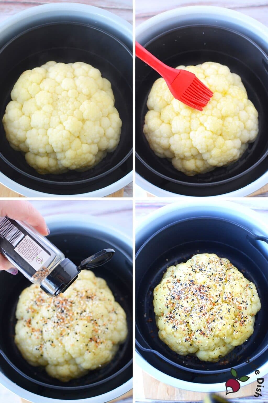 Ninja Foodi Cauliflower {Whole Roasted} Salty Side Dish