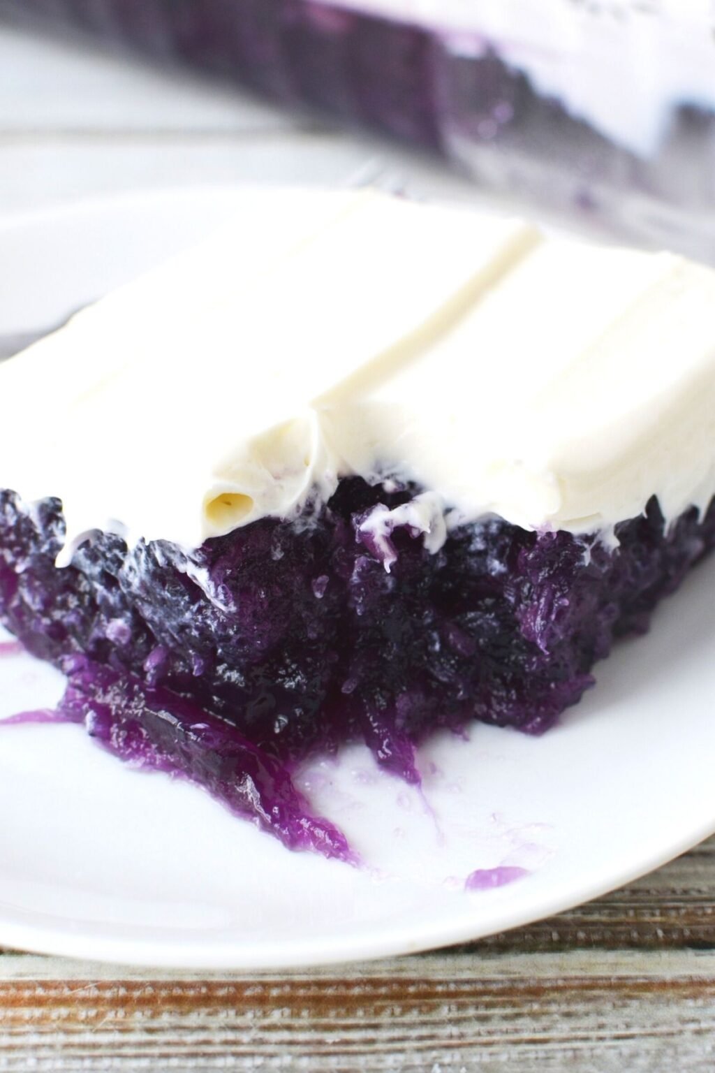 Blueberry Jello Salad with Cream Cheese Old Fashioned Dessert