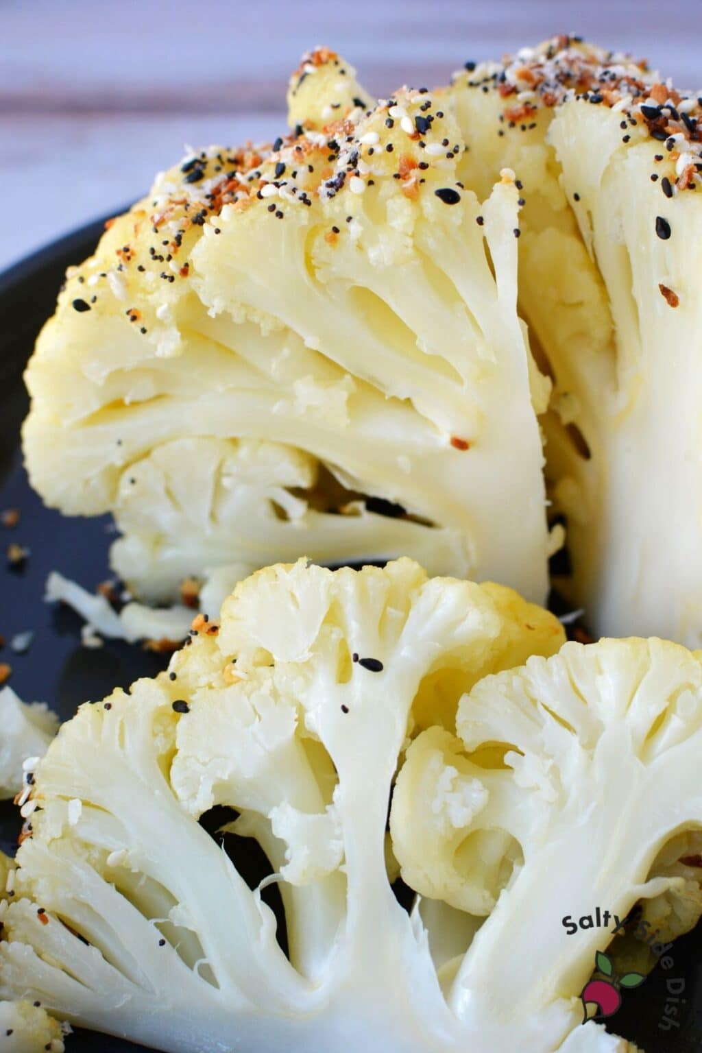 Ninja Foodi Cauliflower {Whole Roasted} Salty Side Dish