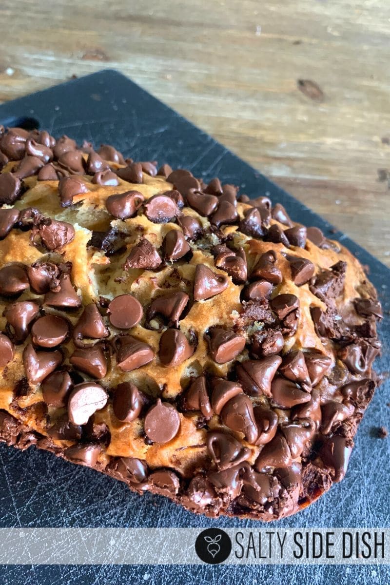 Easy Chocolate Chip Banana Bread With Only 3 Bananas Needed Salty Side Dish