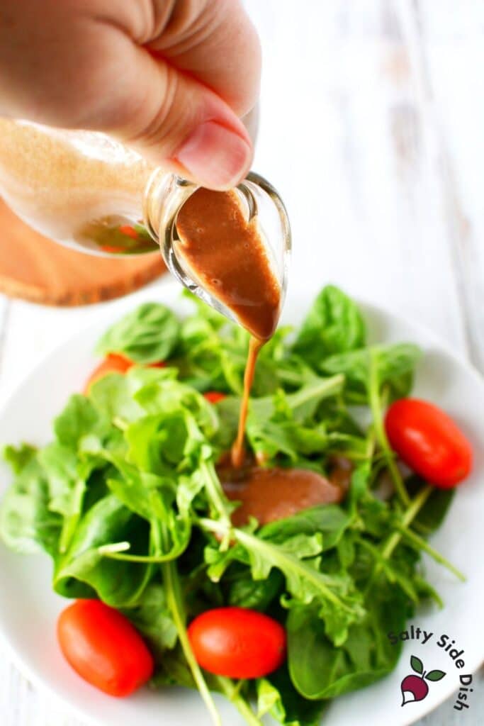 Honey Balsamic Dressing in 10 Minutes Salty Side Dish