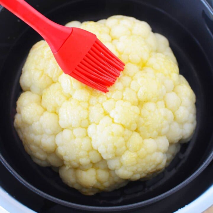 Ninja Foodi Cauliflower {Whole Roasted} Salty Side Dish