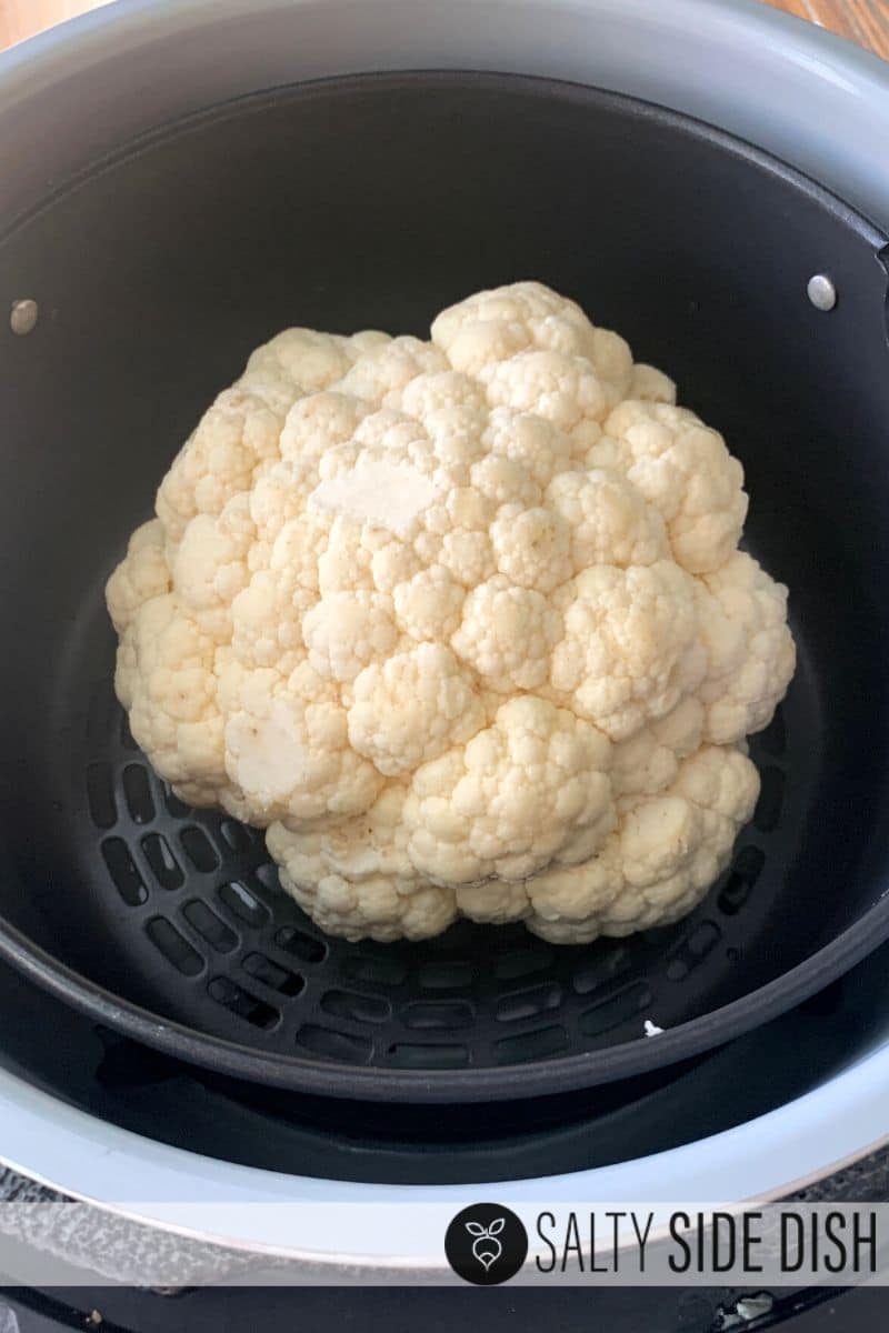 Ninja Foodi Whole Cauliflower Head in Half the Time