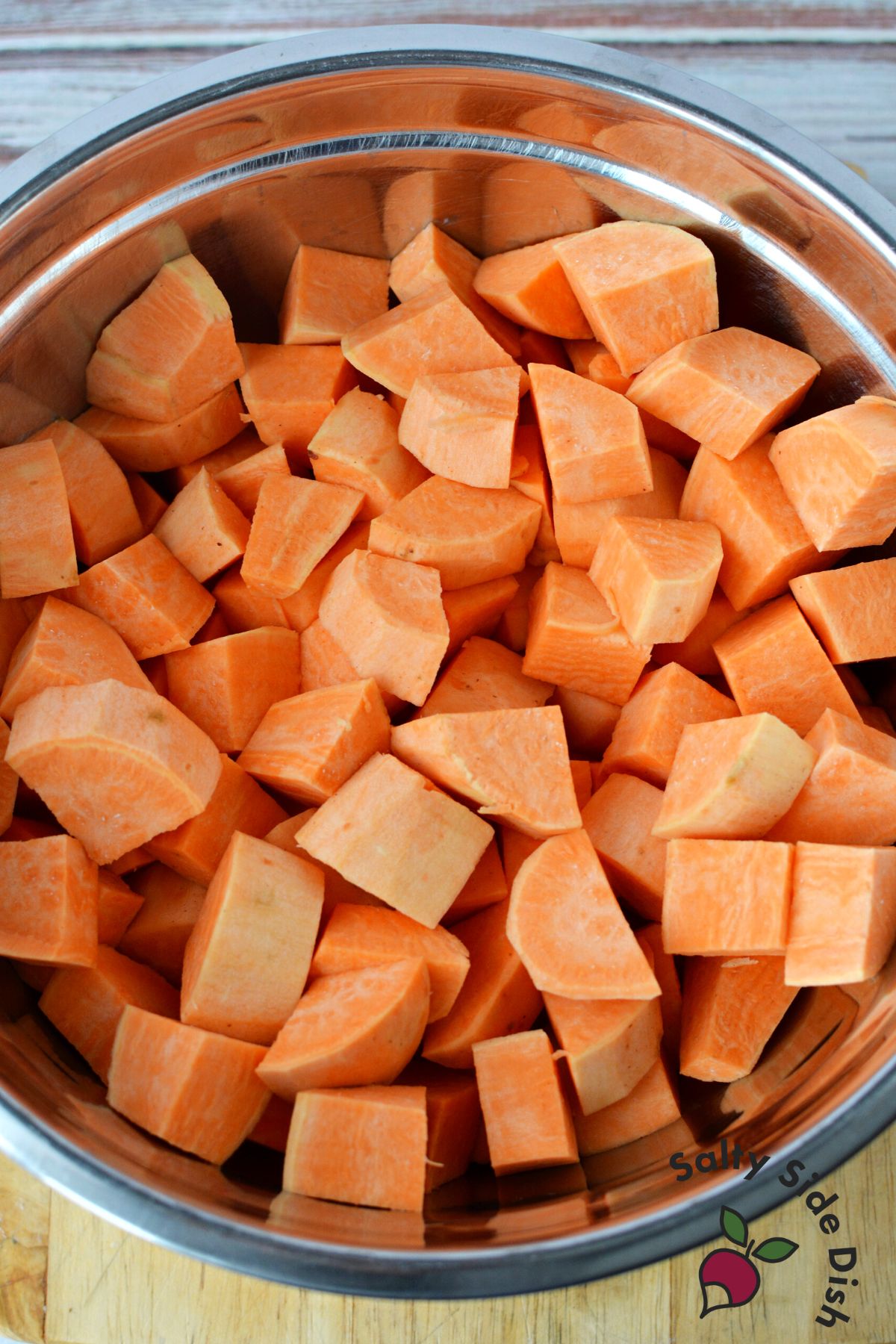 Stove Top Sweet Potatoes with Brown Sugar Salty Side Dish